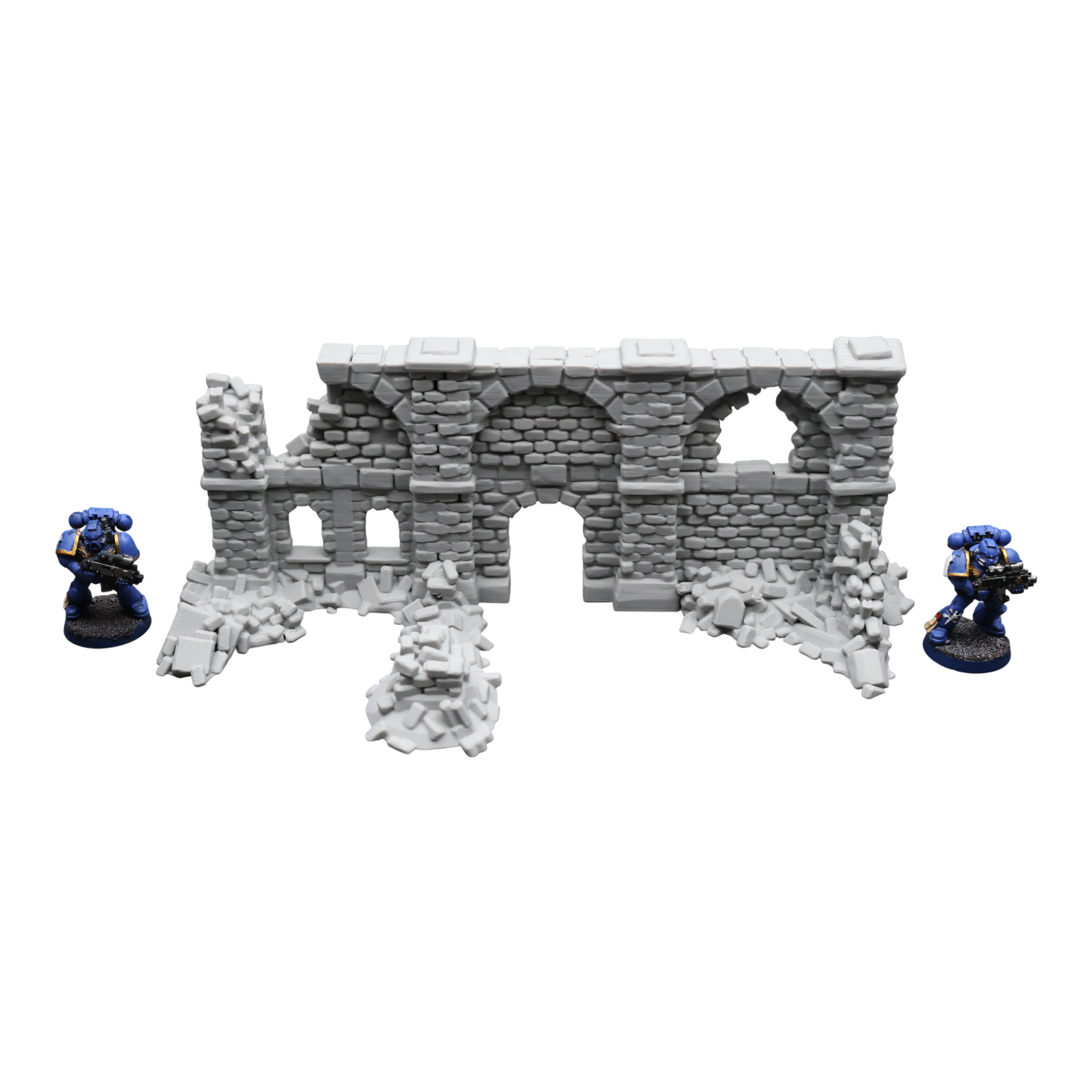 Crumbling Ruins #9 - 28mm Wargaming Scatter Terrain Scenery Tabletop Miniature