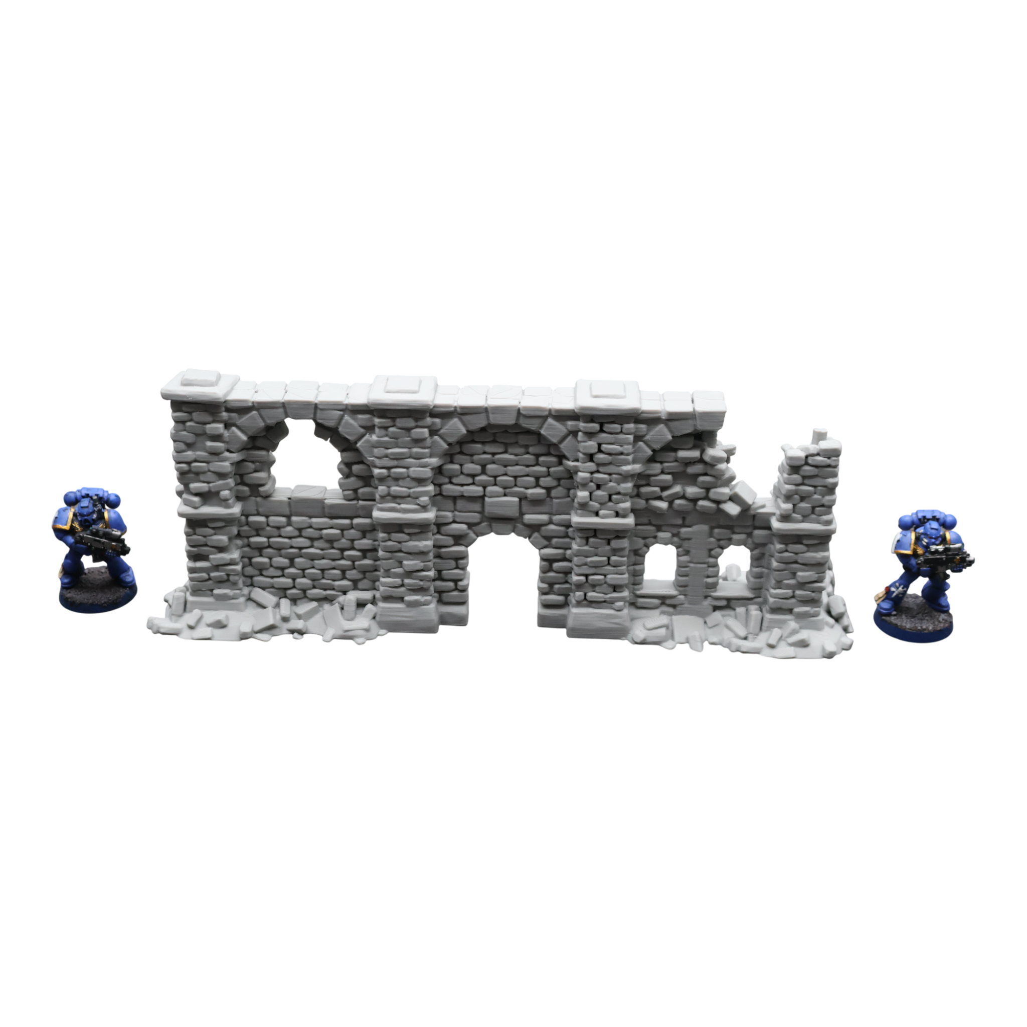 Crumbling Ruins #9 - 28mm Wargaming Scatter Terrain Scenery Tabletop Miniature