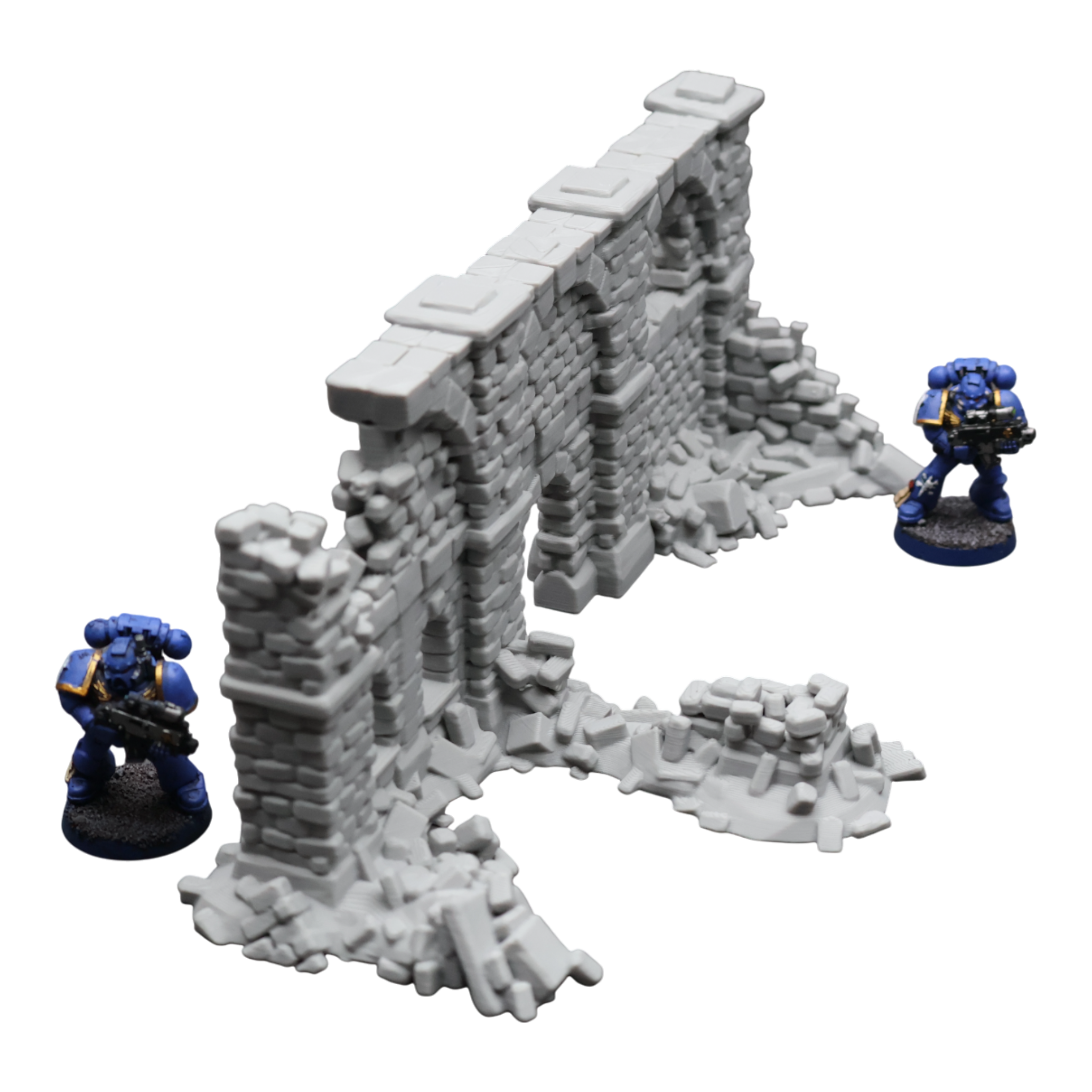 Crumbling Ruins #9 - 28mm Wargaming Scatter Terrain Scenery Tabletop Miniature