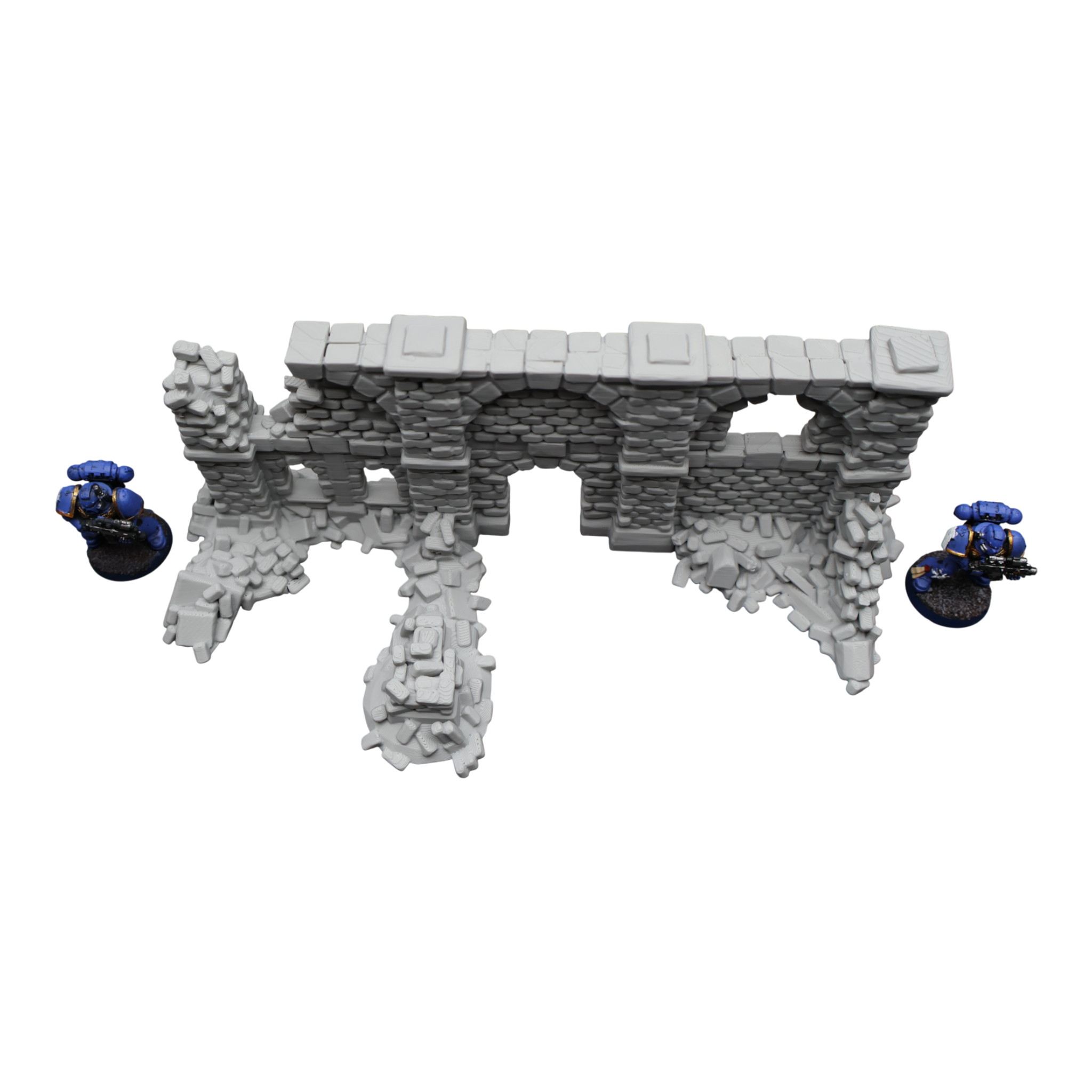 Crumbling Ruins #9 - 28mm Wargaming Scatter Terrain Scenery Tabletop Miniature