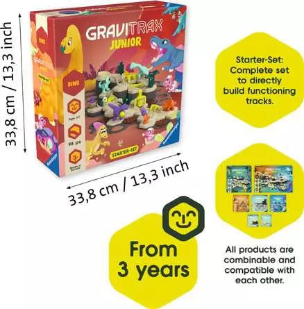 GraviTrax Junior Starter-Set Dino - Marble run