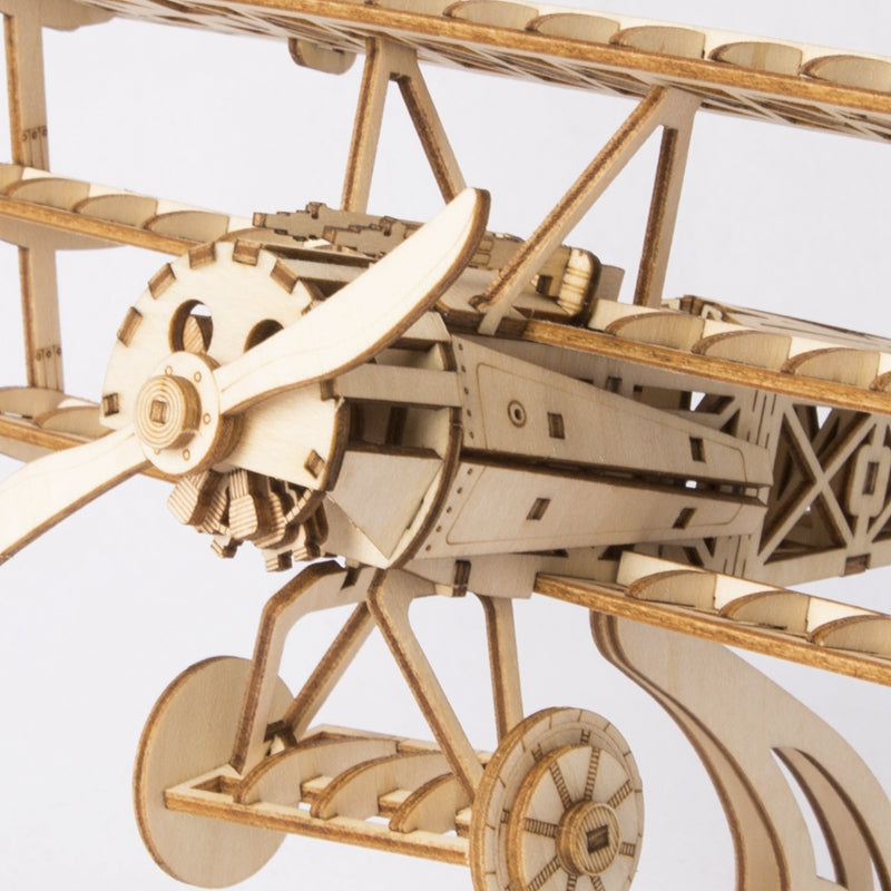 Airplane Bi-Plane TG301 3D Wooden Puzzle