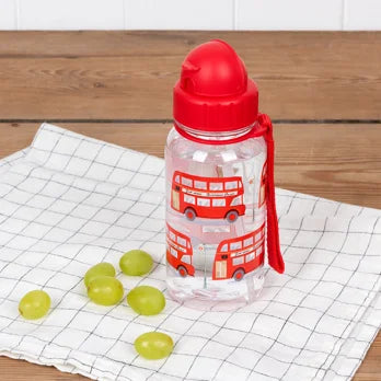 Rex Children's water bottle with straw 500ml - TfL Routemaster Bus