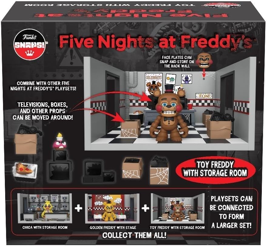Funko Five Nights At Freddy's (FNAF) Snap: Playset - Security Room