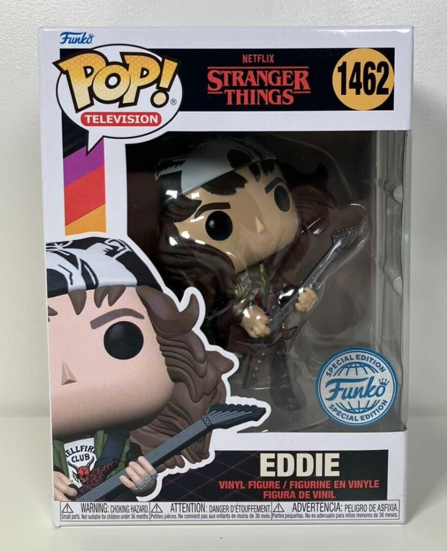 Funko POP! TV: Stranger Things - Hunter Eddie With Guitar - Metallic
