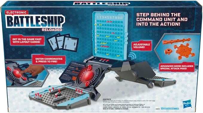 Hasbro Gaming Electronic Battleship Reloaded Board Game