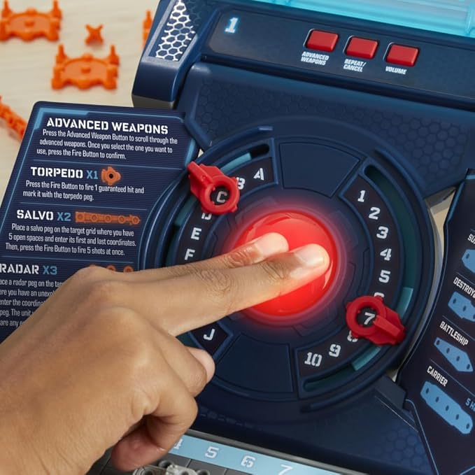 Hasbro Gaming Electronic Battleship Reloaded Board Game