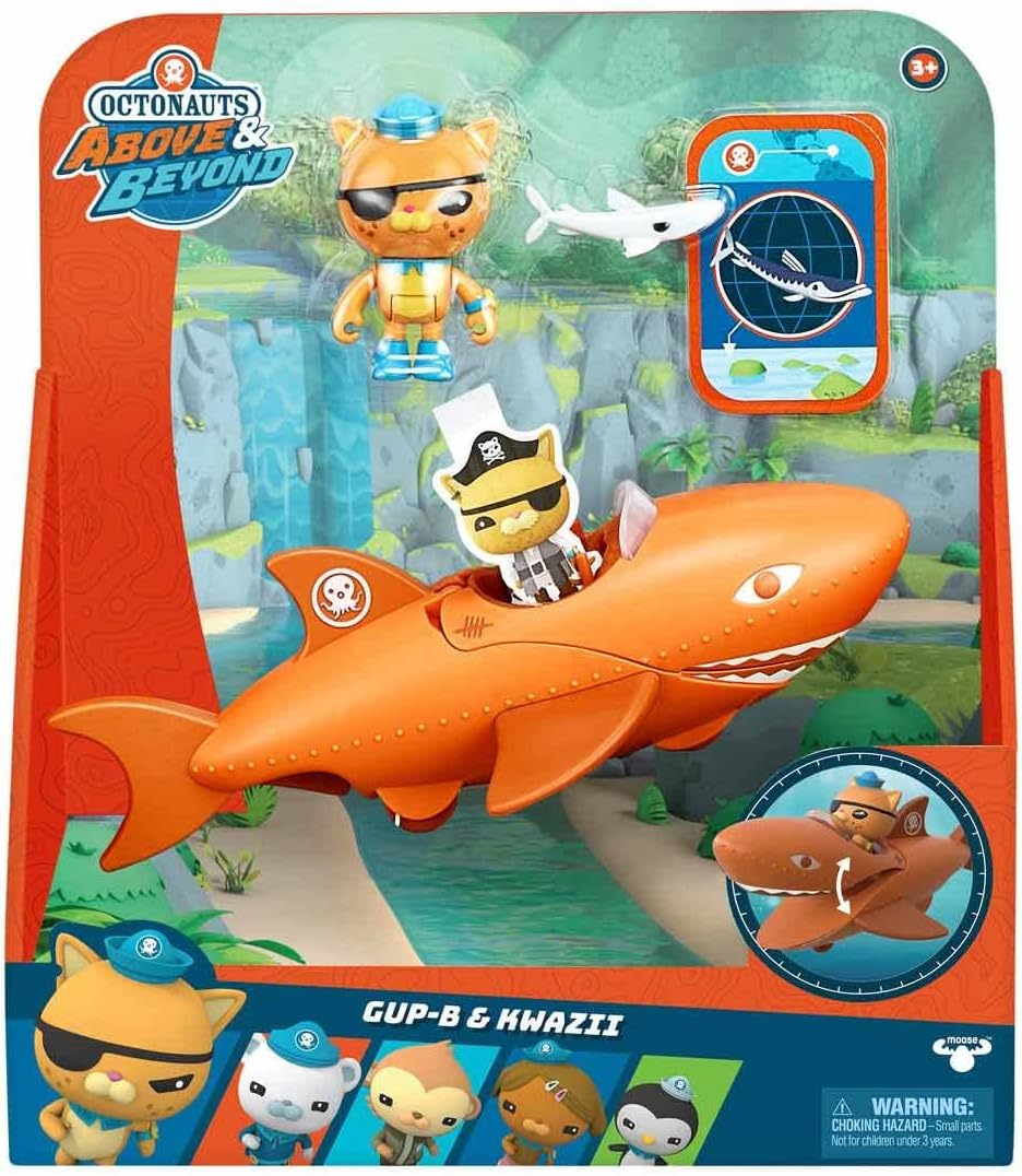 Octonauts Series 1 Figure & Vehicle - Kwazii Gup B