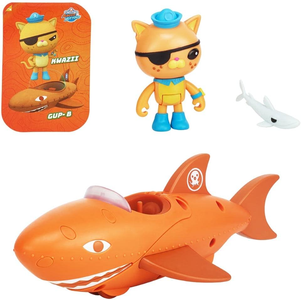 Octonauts Series 1 Figure & Vehicle - Kwazii Gup B