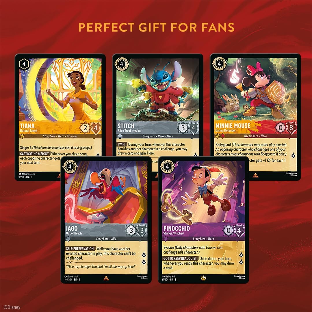 Disney Lorcana Trading Card Game - Reign of Jafar Starter Deck - Set 8