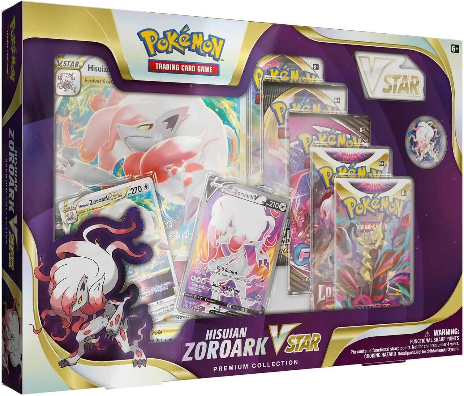 Pokémon TCG Hisuian Zoroark VSTAR Premium Collection