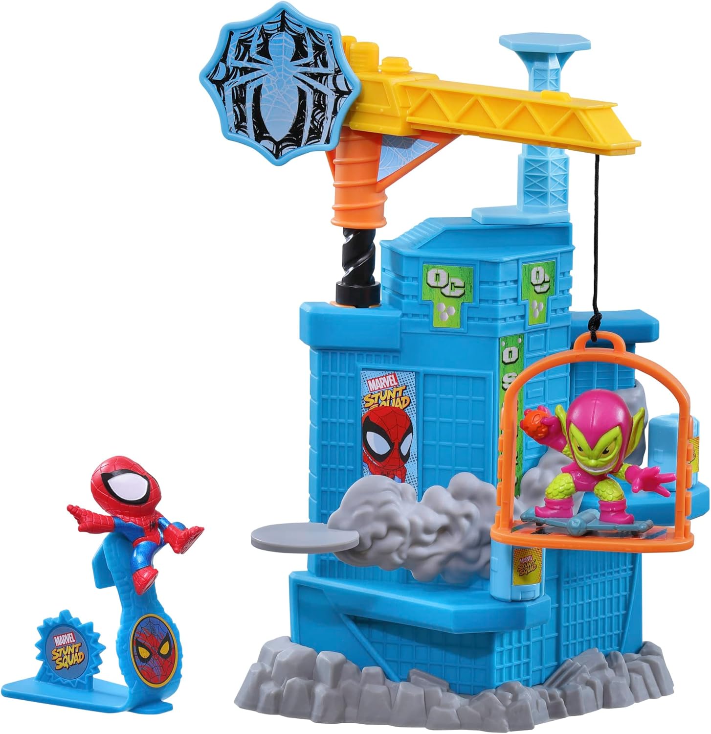Marvel Stunt Squad Mini Playset Spiderman v Green Goblin