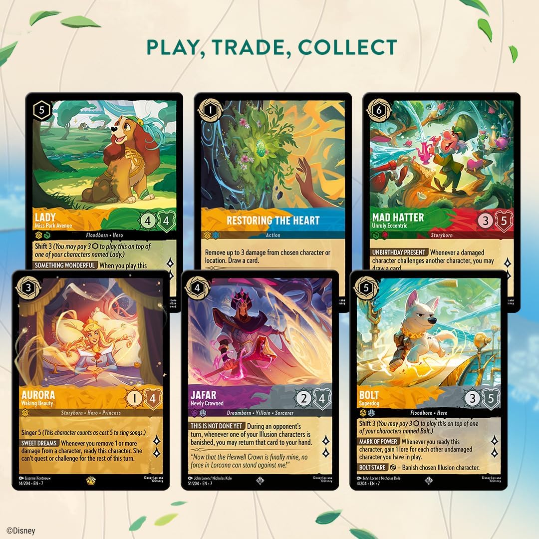 Disney Lorcana Trading Card Game - Illumineer's Trove Set - Set 7