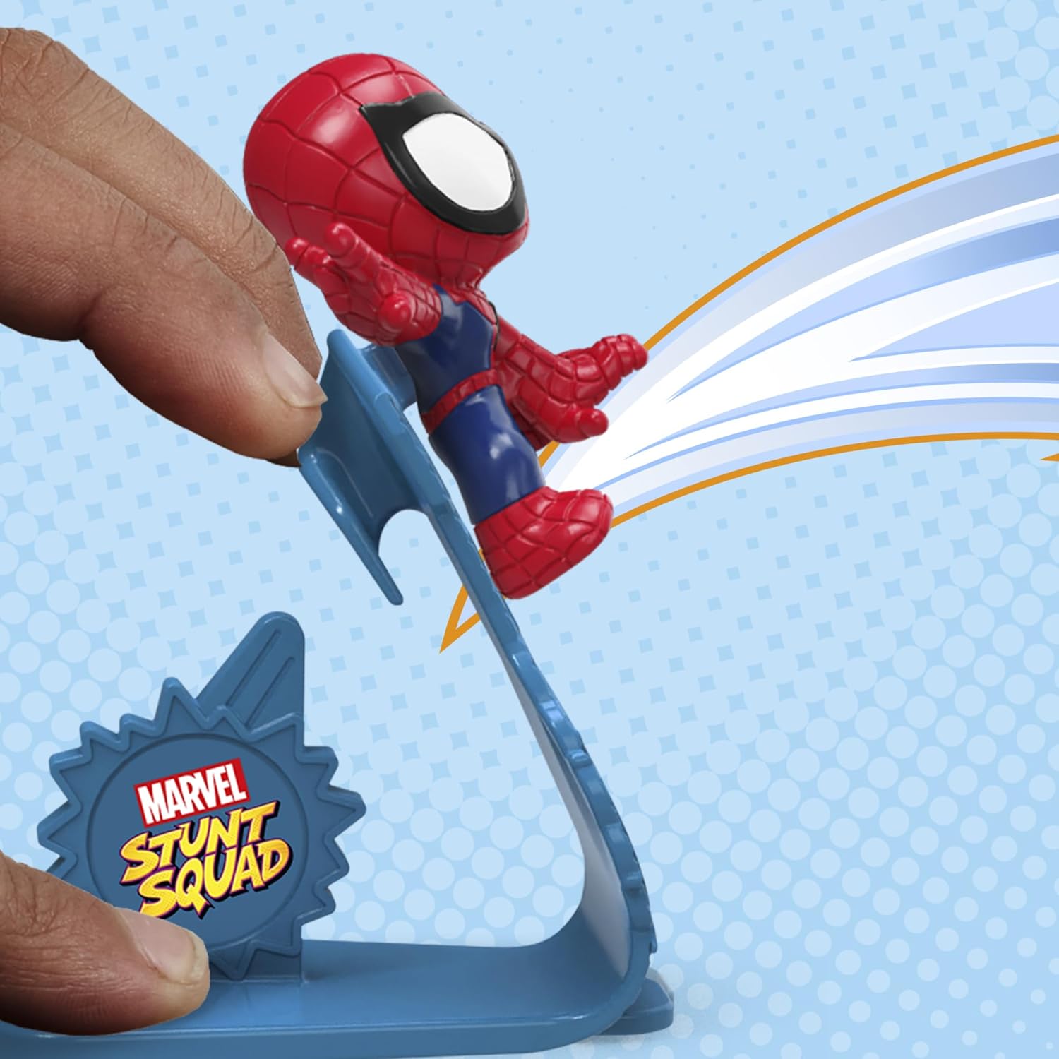 Marvel Stunt Squad Mini Playset Spiderman v Green Goblin