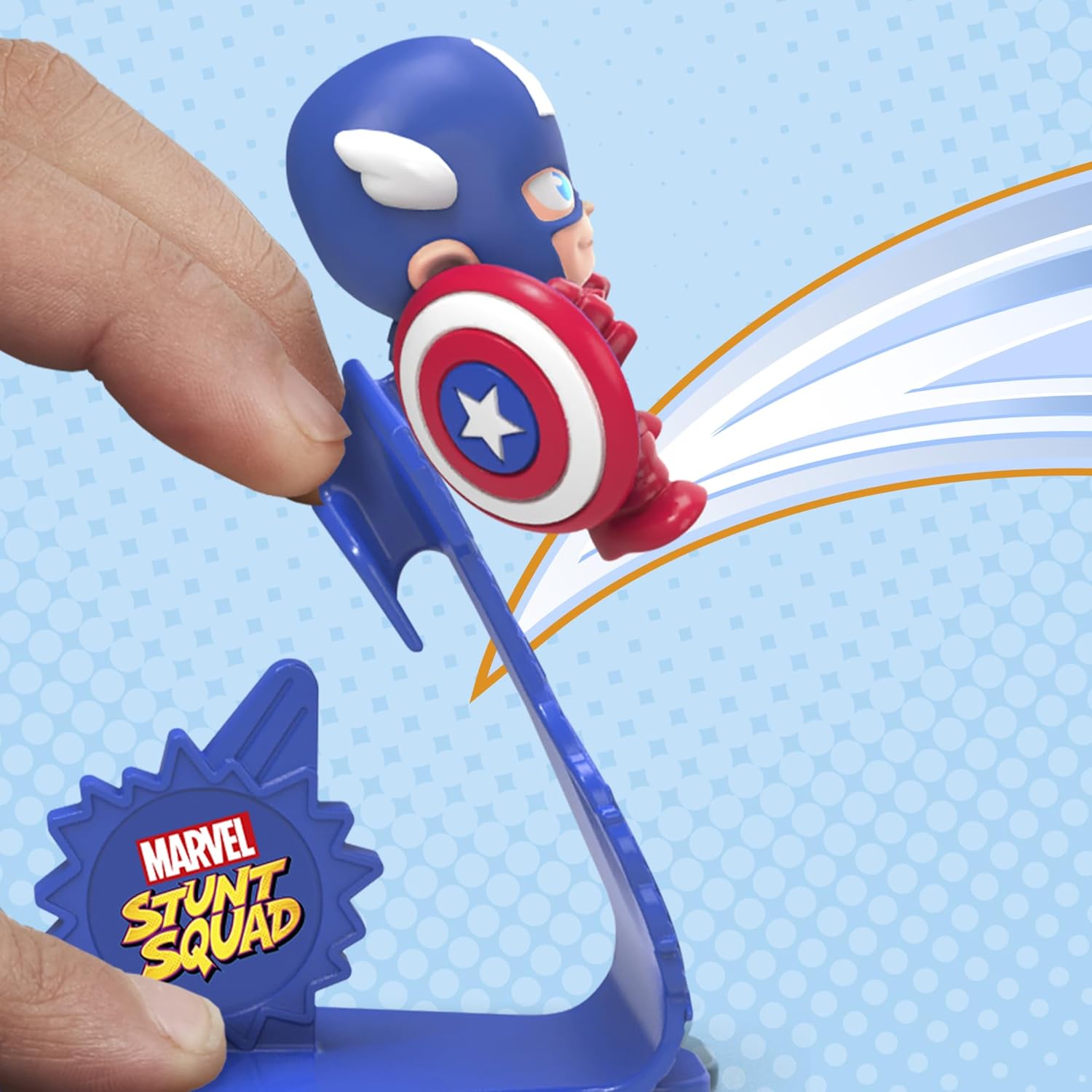 Marvel Mini Stunt Squad - Captain America v Thanos