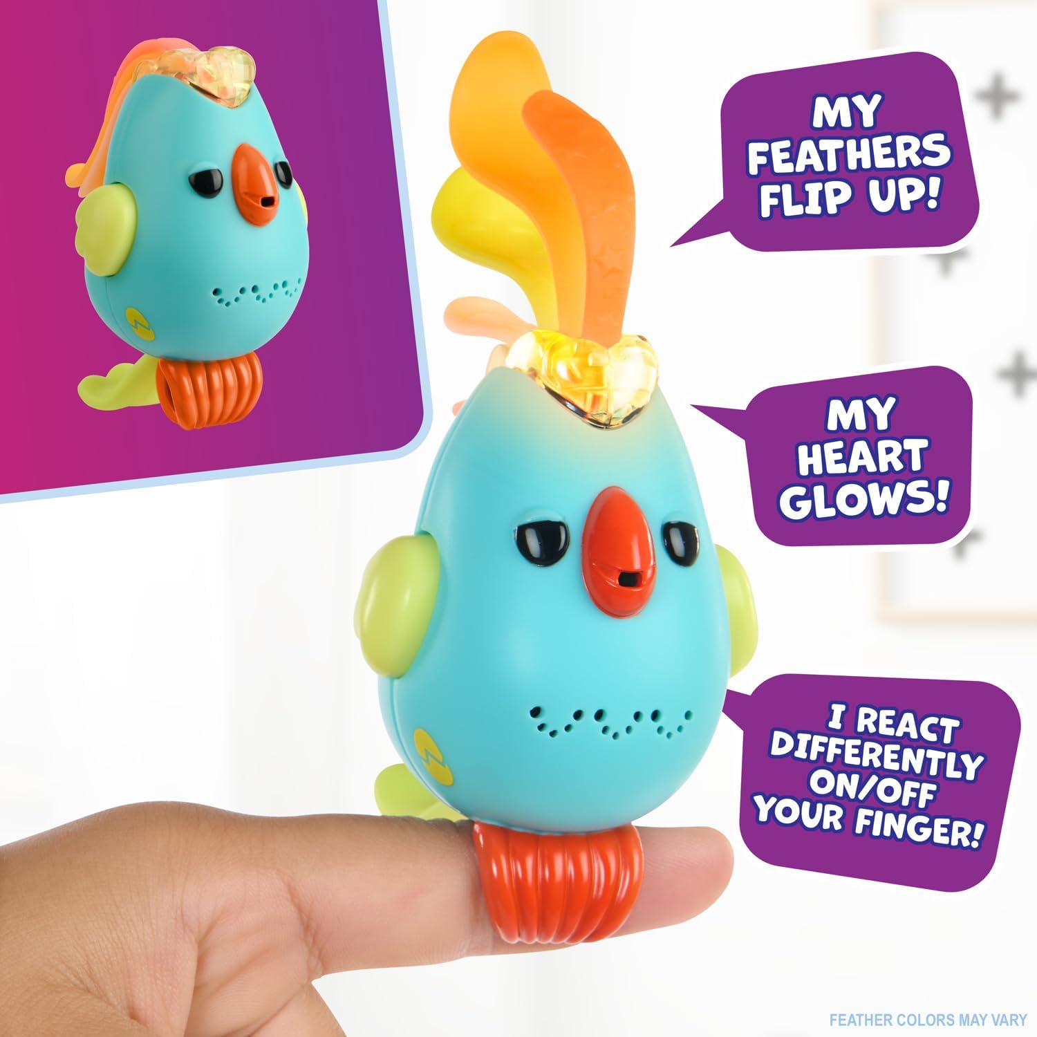 Fingerlings Sweet Tweets Interactive Bird: Lionel