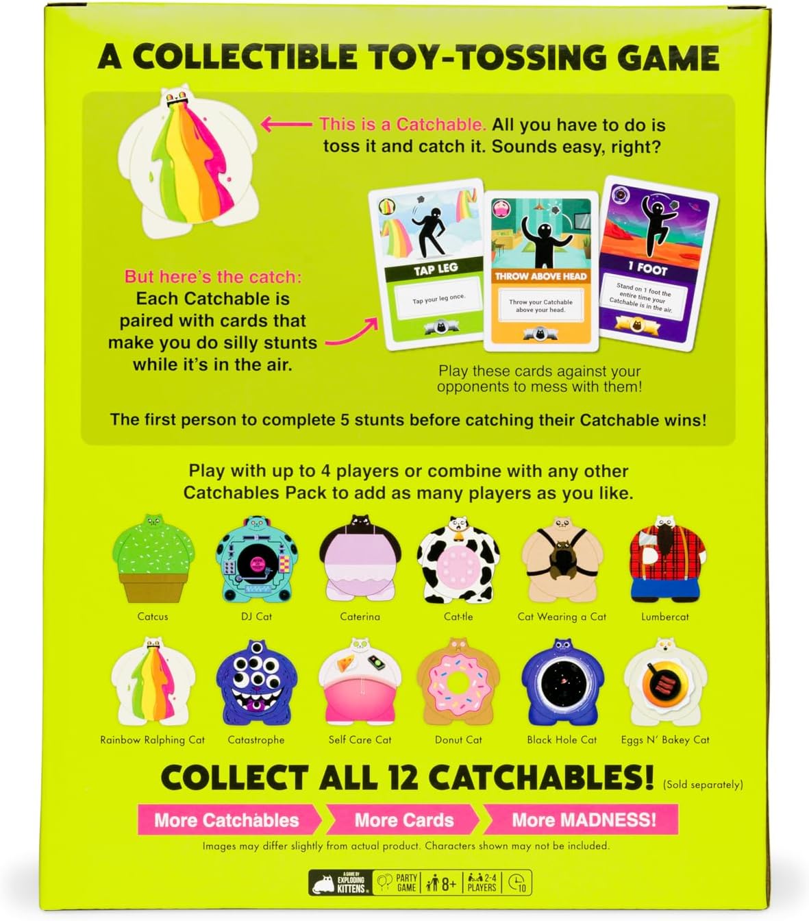 Exploding Kittens Catchables 4-Pack