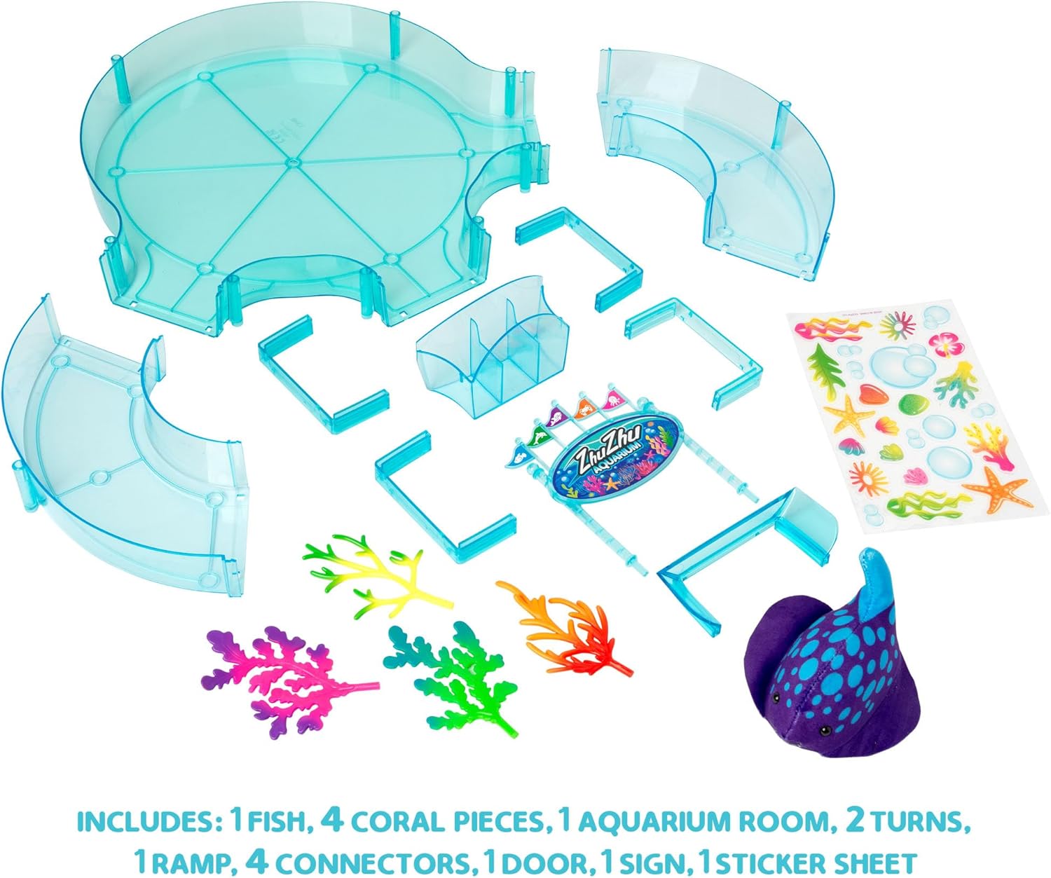 Zhu Zhu Aquarium Figure of 8 Starter Playset