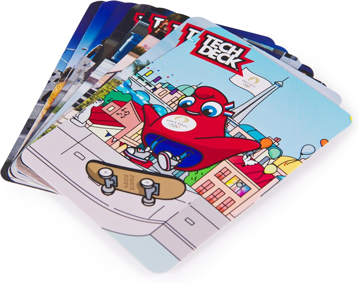 Tech Deck Fingerboards 8 Pack Olympic Games Paris 2024