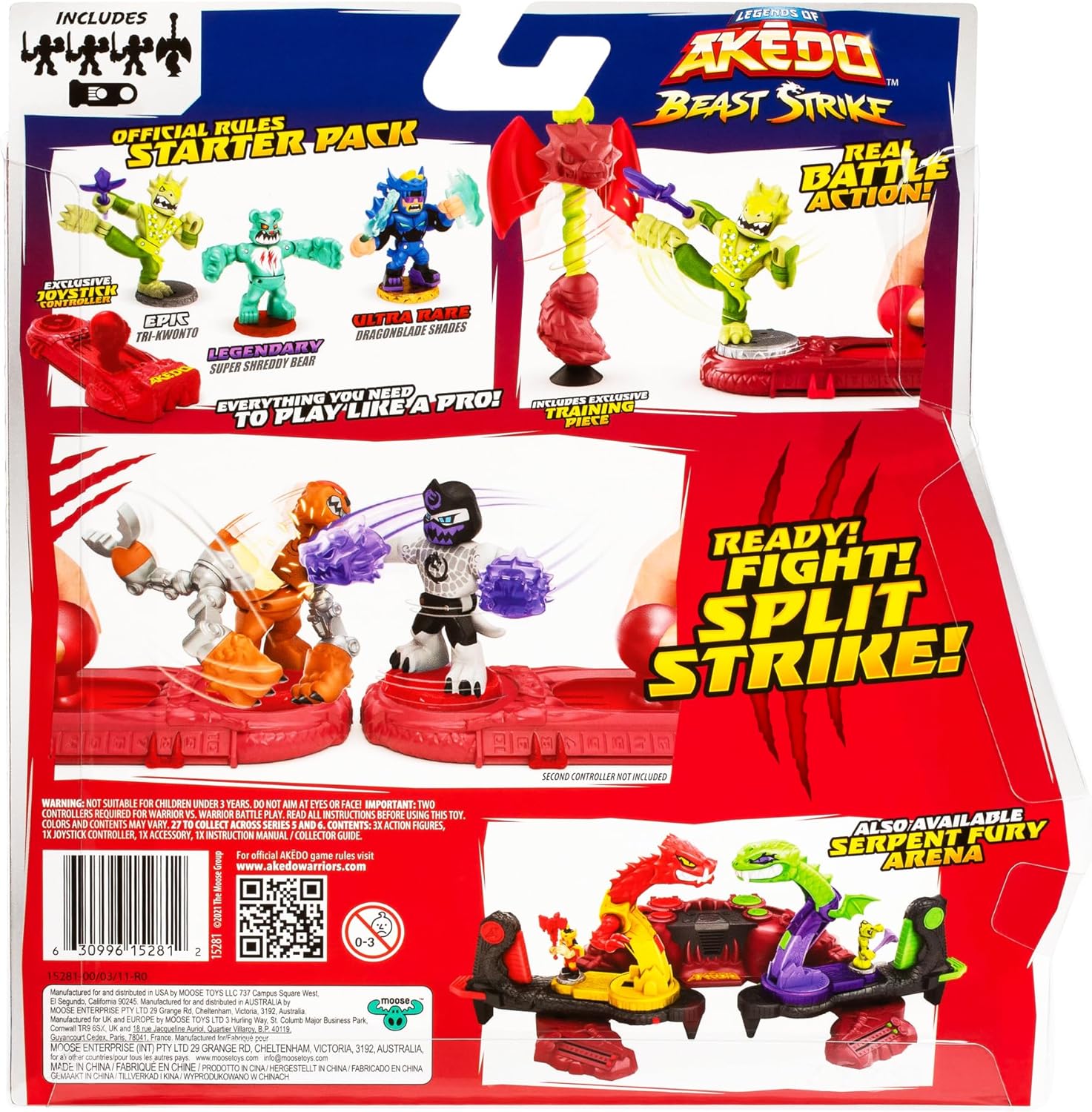 Akedo Legends Beast Strike Starter Set