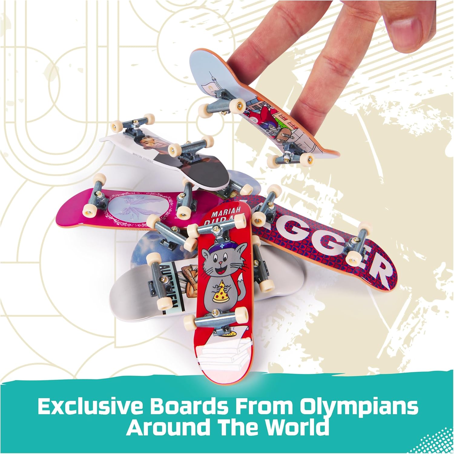 Tech Deck Fingerboards 8 Pack Olympic Games Paris 2024