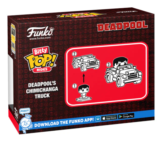 Bitty POP! Ride - Marvel -Deadool Chimichanga Truck