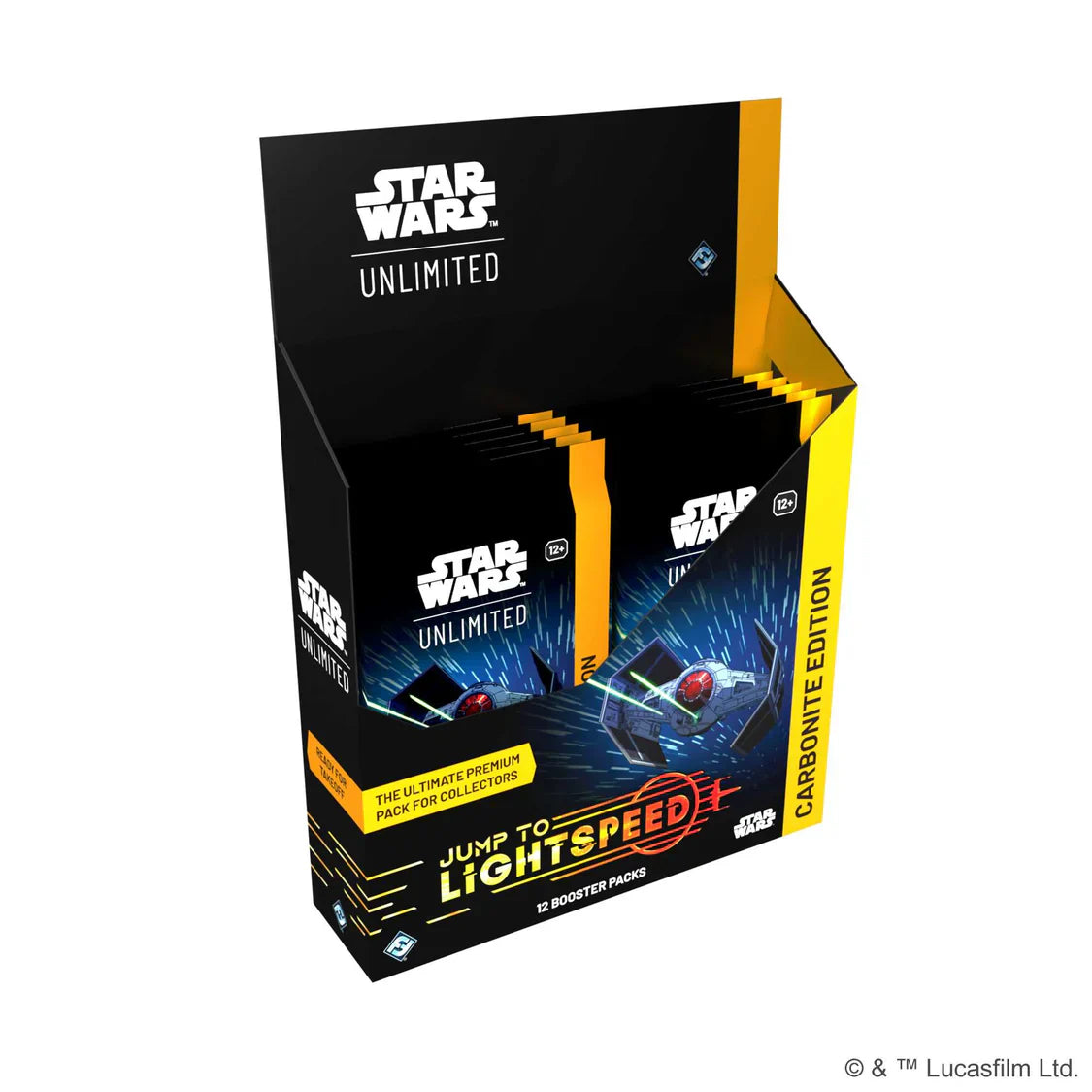 Star Wars: Unlimited Jump to Lightspeed Set 4 Carbonite Collector Booster Display Box (12 packs)