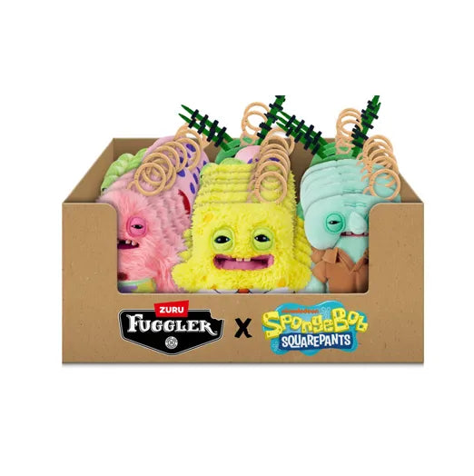 Fuggler x SpongeBob SquarePants 5" Plush Keyrings by ZURU - Series 1 NEW