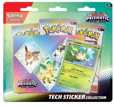 Prismatic evolutions Tech Sticker set Leafeon