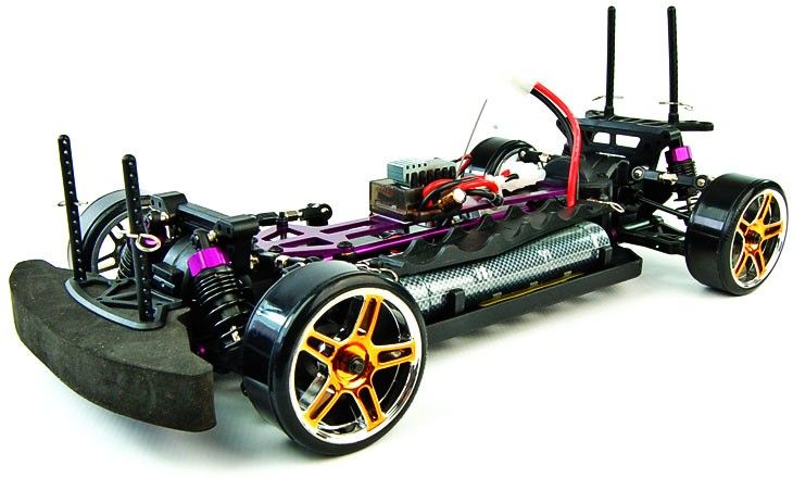 Nissan Skyline electric drift car - 2.4GHZ - Green