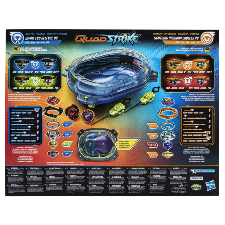 Beyblade Burst QuadStrike Thunder Edge Battle Set