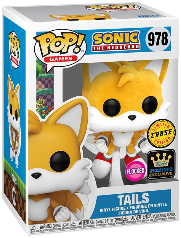 Funko Pop Games: Sonic - Tails (flying) W/chase