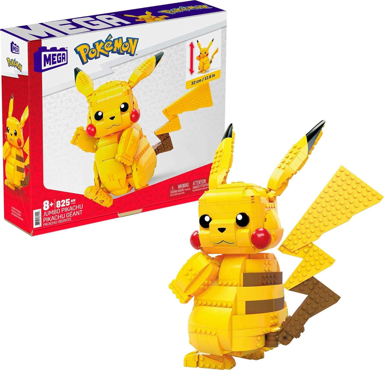 MEGA Pokemon Action Figure, Jumbo Pikachu