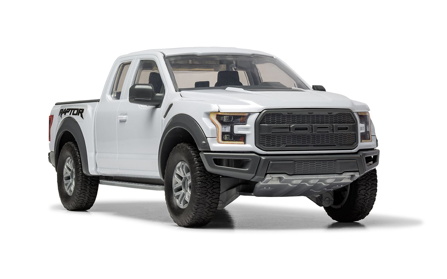Airfix J6053 Quickbuild Ford F-150 Raptor Grey Model Car Kit