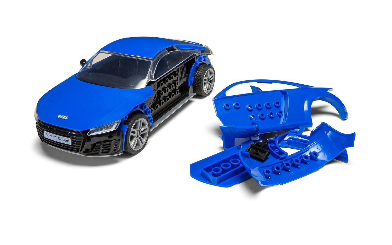 Airfix J6054 Quickbuild Audi TT Coupe Blue Model Car Kit