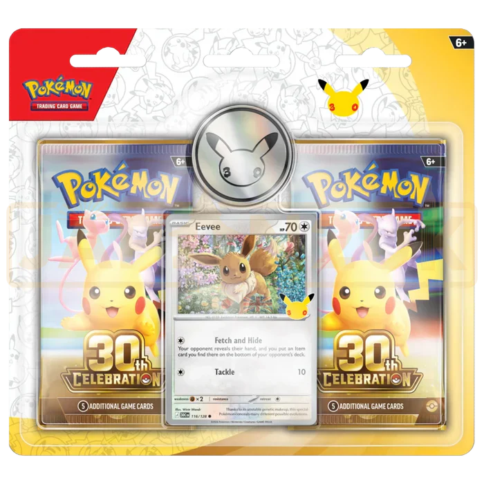 Pokémon TCG: 2 pack Blister - 30th Celebration