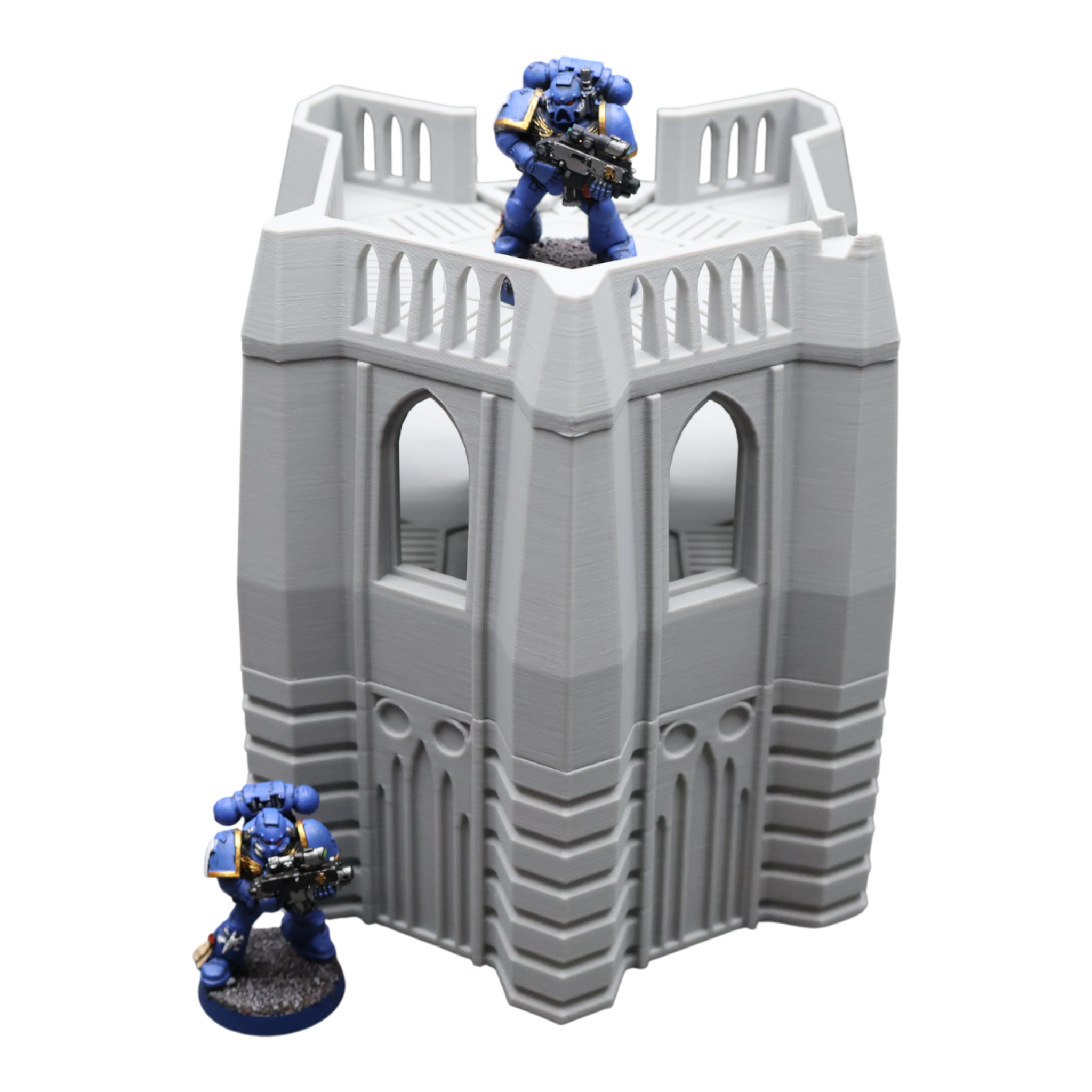 Base Tower Corner - 28mm Wargaming Scatter Terrain Scenery Tabletop Miniature