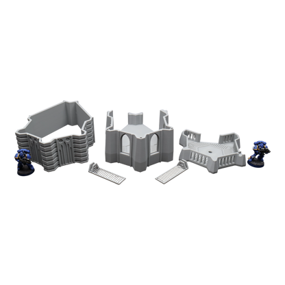 Base Tower Corner - 28mm Wargaming Scatter Terrain Scenery Tabletop Miniature