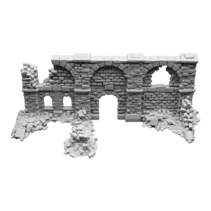 Crumbling Ruins #9 - 28mm Wargaming Scatter Terrain Scenery Tabletop Miniature