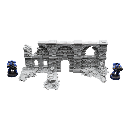 Crumbling Ruins #9 - 28mm Wargaming Scatter Terrain Scenery Tabletop Miniature