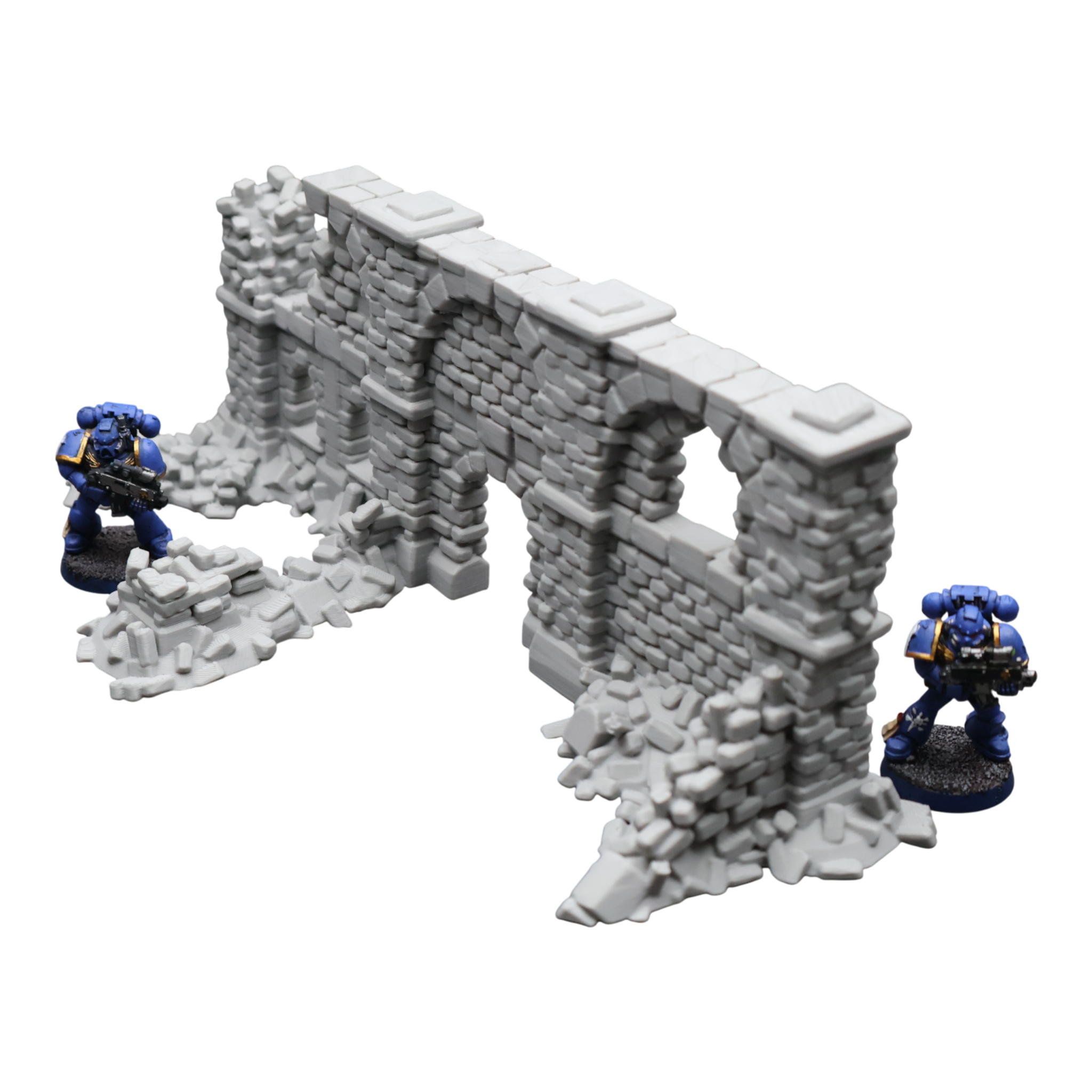Crumbling Ruins #9 - 28mm Wargaming Scatter Terrain Scenery Tabletop Miniature