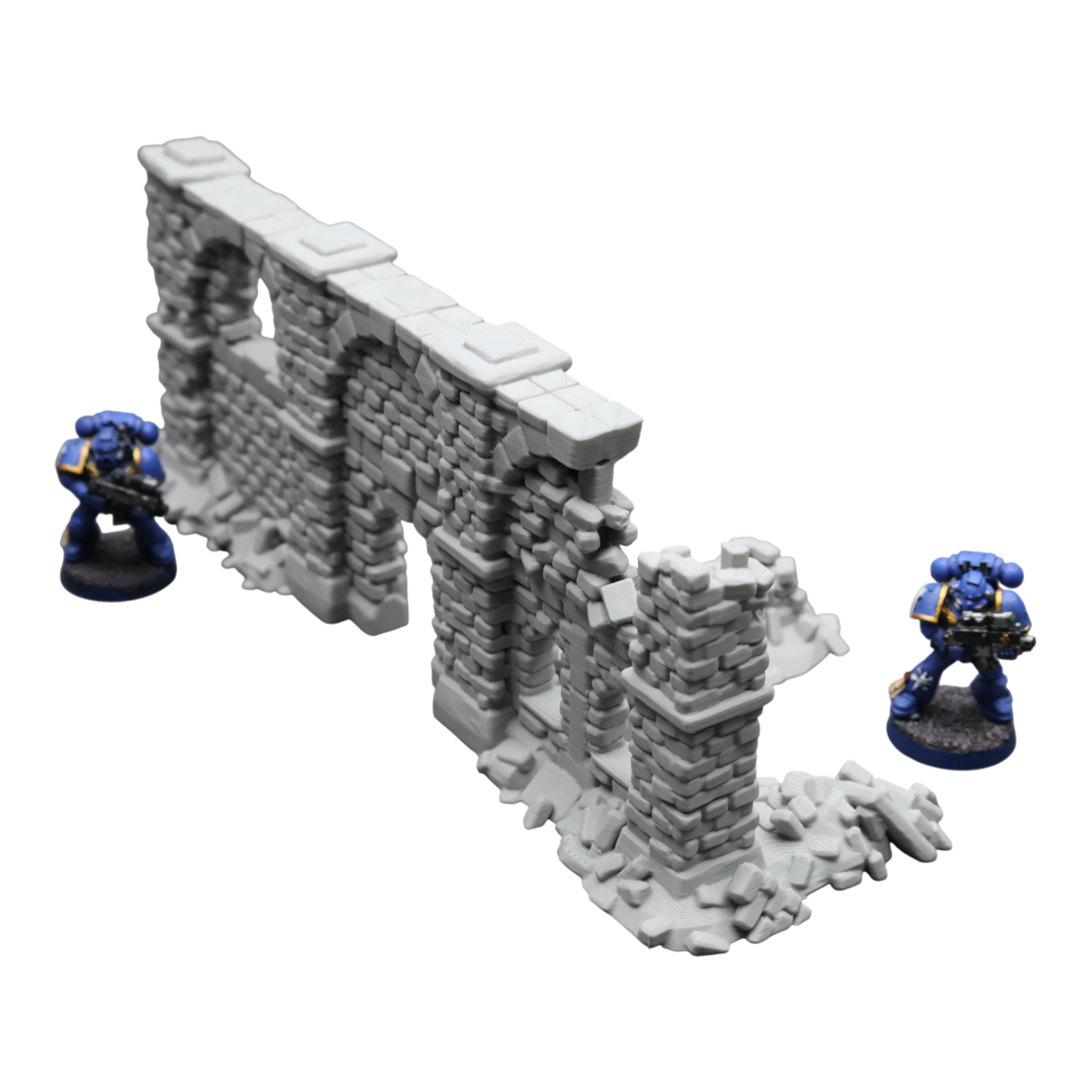 Crumbling Ruins #9 - 28mm Wargaming Scatter Terrain Scenery Tabletop Miniature