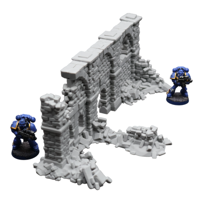 Crumbling Ruins #9 - 28mm Wargaming Scatter Terrain Scenery Tabletop Miniature