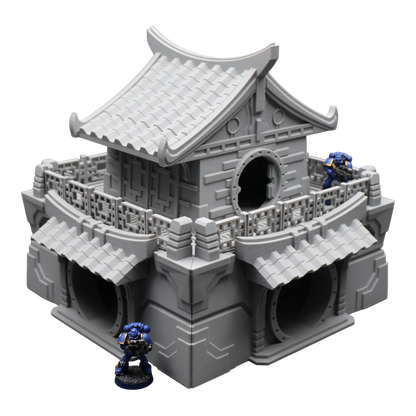 Draven Temple - 28mm Wargaming Scatter Terrain Scenery Tabletop Miniature