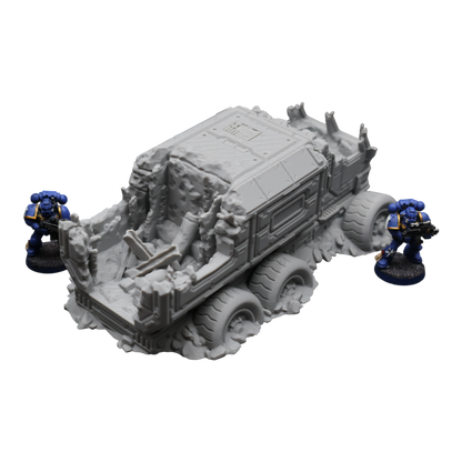 District 12 Vehicle #1 -28mm Wargaming Scatter Terrain Scenery Tabletop Miniature