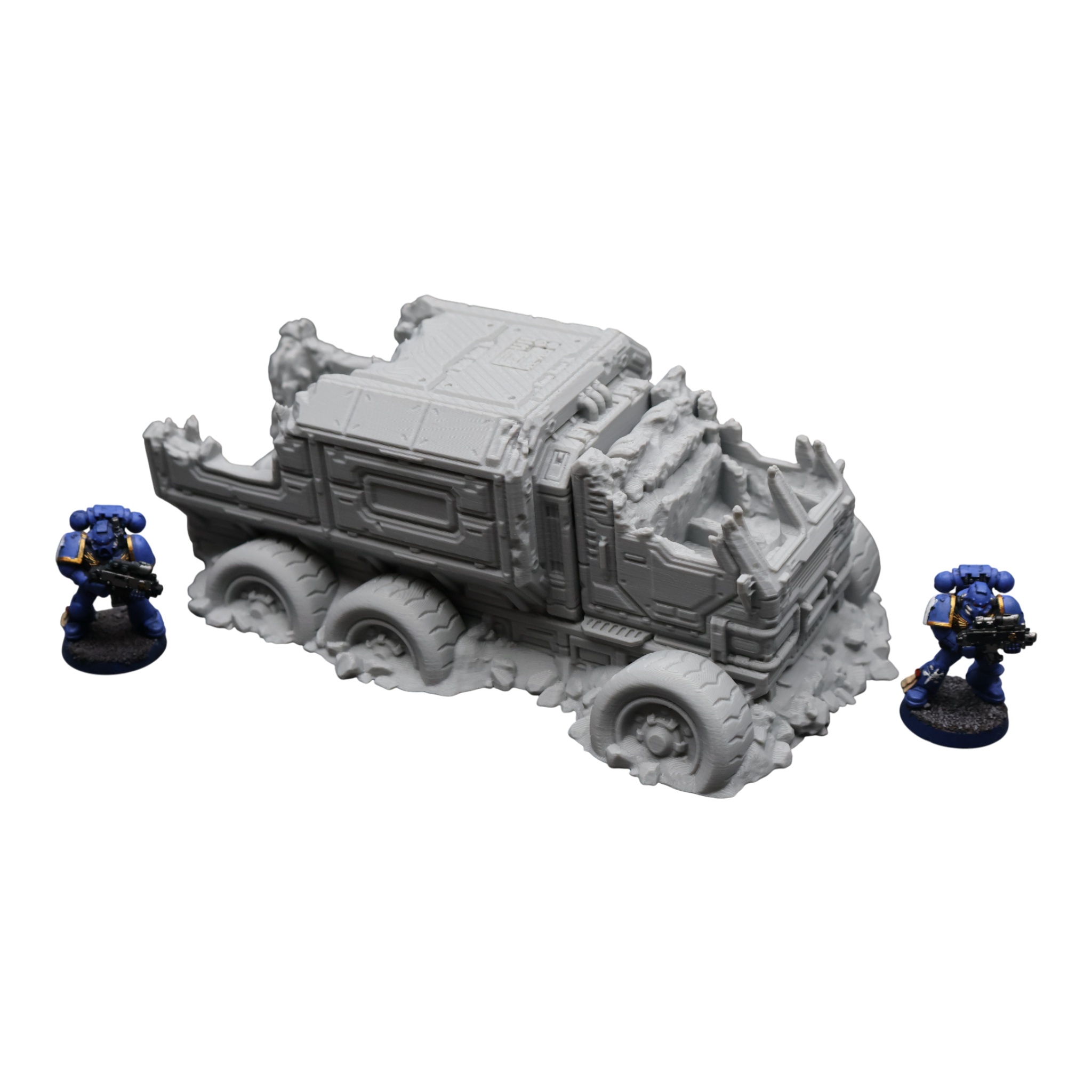 District 12 Vehicle #1 -28mm Wargaming Scatter Terrain Scenery Tabletop Miniature
