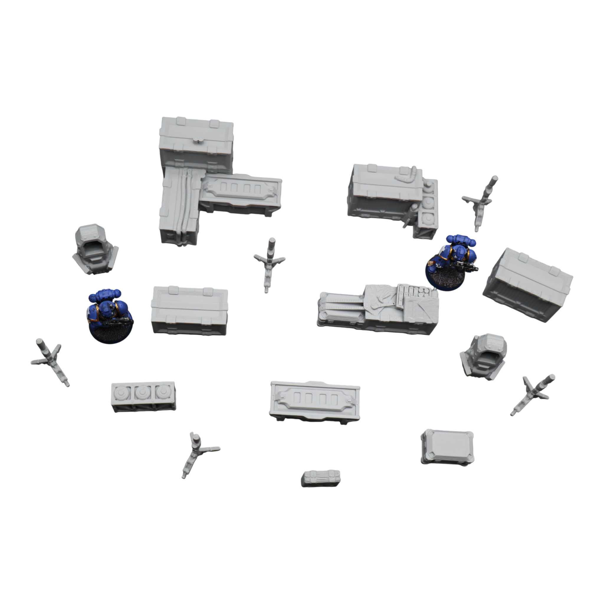 Drop Site Camp - 28mm Wargaming Scatter Terrain Scenery Tabletop Miniature