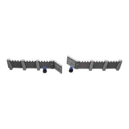 Command Station Secuity Walls - 28mm Wargaming Scatter Terrain Scenery Tabletop