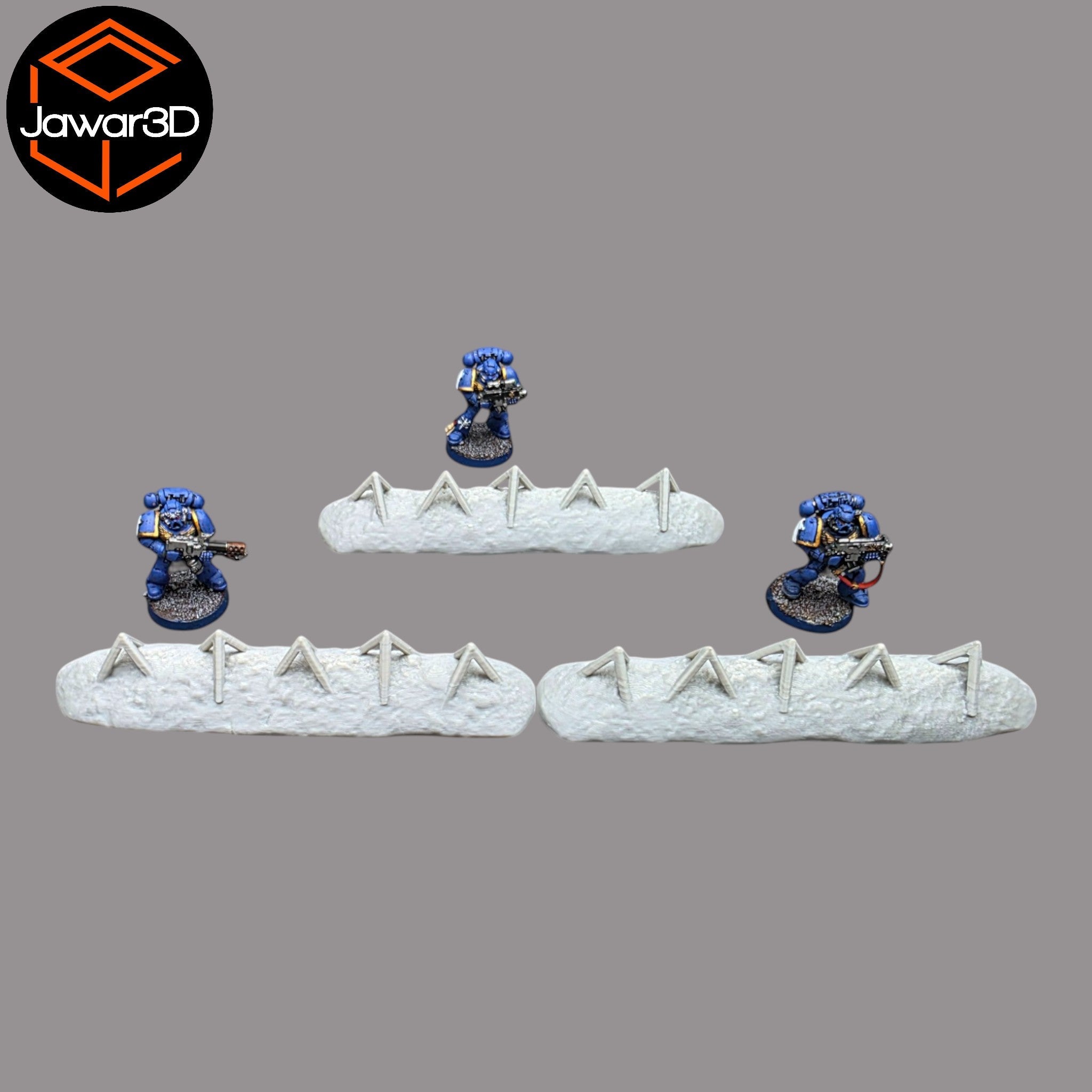 Buried Spikes x3 - 28mm Wargaming Scatter Terrain Scenery Tabletop Miniature