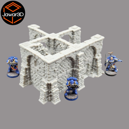 Crumbling Ruins #15 - 28mm Wargaming Scatter Terrain Scenery Tabletop Miniature